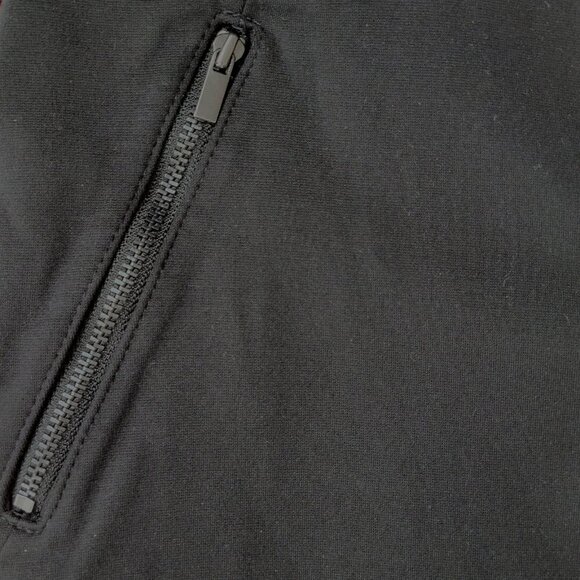 Ann Taylor Capri Leggings Size M 29X25 Ponte Zipper Pockets Elastic Waist - Picture 3 of 12